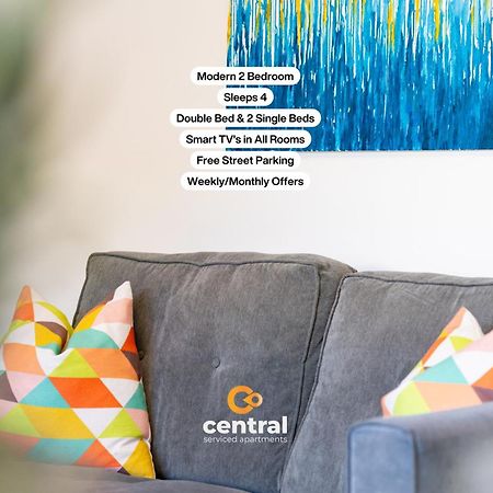 Central Serviced Apartments - 2 Bedroom - Free Street Parking - Fast Wifi - Smart Tvs In All Rooms - Ground Level - Family Neighbourhood - 3 X Double Beds - Heating 24-7 - Trade Stays - Weekly & Monthly Offers 邓迪 外观 照片