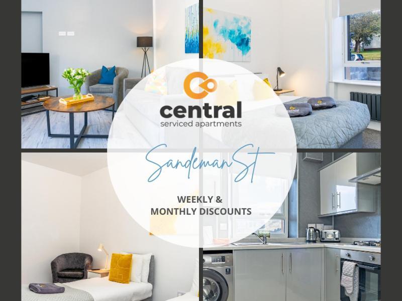 Central Serviced Apartments - 2 Bedroom - Free Street Parking - Fast Wifi - Smart Tvs In All Rooms - Ground Level - Family Neighbourhood - 3 X Double Beds - Heating 24-7 - Trade Stays - Weekly & Monthly Offers 邓迪 外观 照片